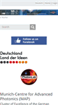 Mobile Screenshot of munich-photonics.de